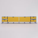 Six Module Low Sideboard in Yellow