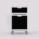 Single Tall Storage Tower in Black