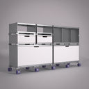 Four Module Open Storage System