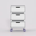 Triple Drawer Tower in White