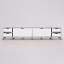 Six Module Low Sideboard in White