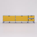 Five Module Low Sideboard in Yellow